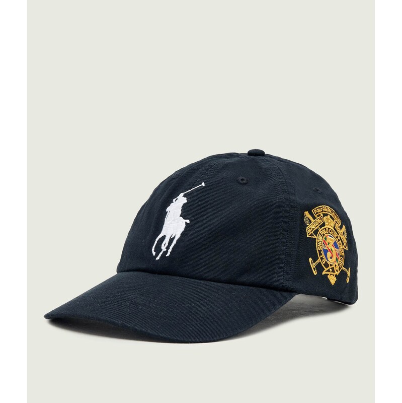 POLO RALPH LAUREN Kšiltovka s přídavkem kůže