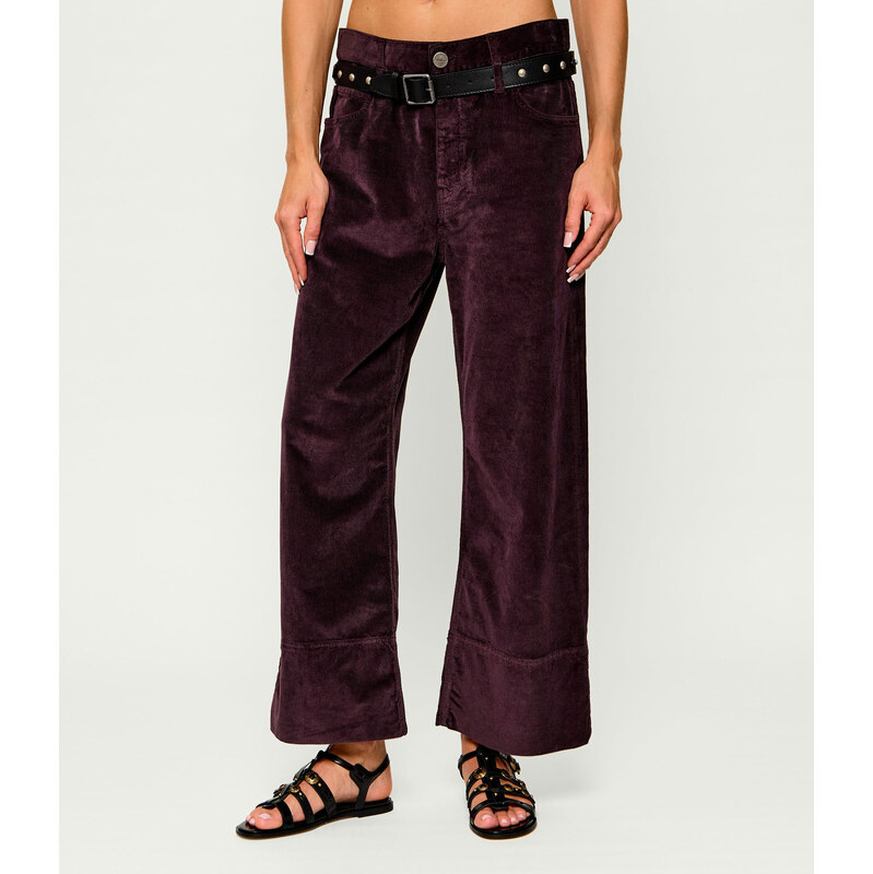 Pinko Kalhoty Cyntia | Relaxed fit | manšestr
