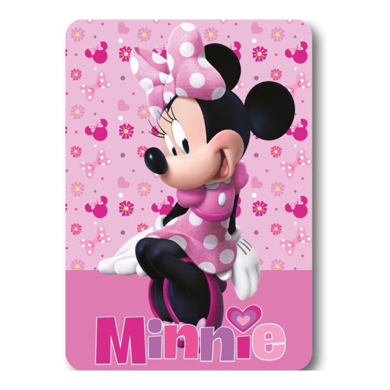 GABBY DOLL HOUSE Fleecová deka Minnie Lovely 100 × 140 cm
