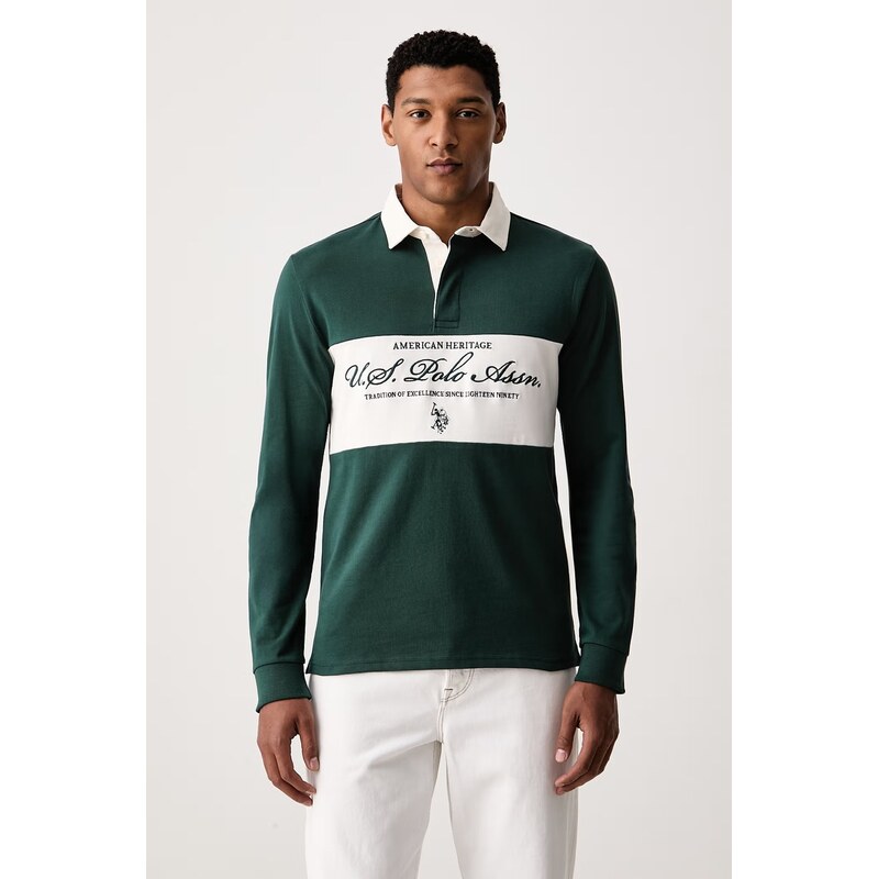 U.S. Polo Assn. mikina pánská bavlněná PREMIUM EMBROIDERY