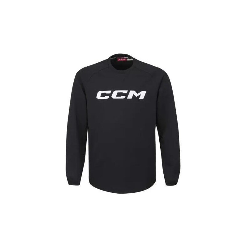 CCM Mikina Locker Room Fleece Crew SR, Senior