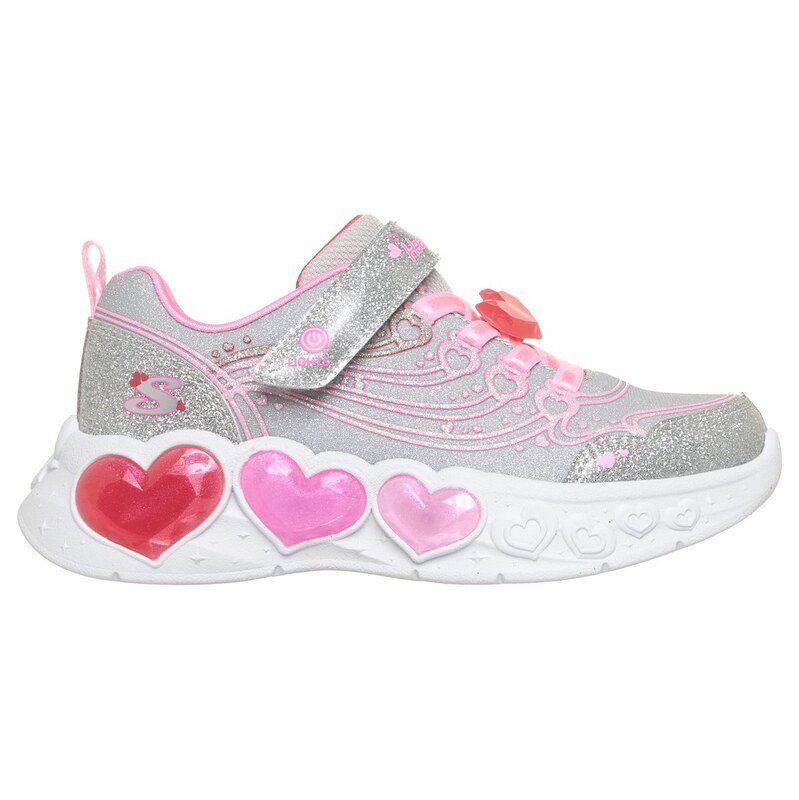 Skechers Dívky S-Lights: Enchanted Heart Lights Teniska v