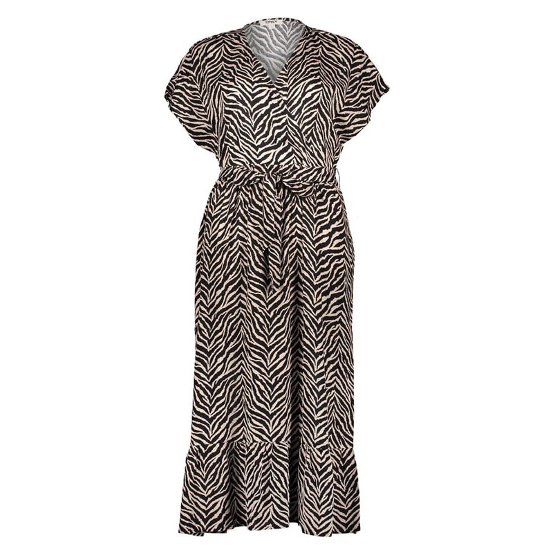 Šaty ONLY Schwarz/ Beige 4583055