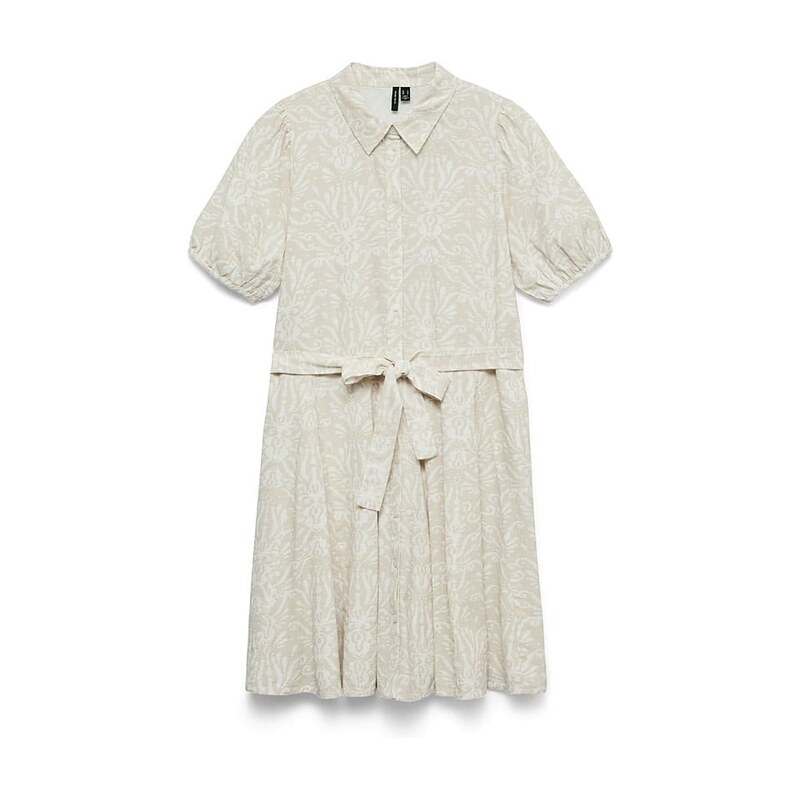 Šaty Vero Moda Beige/ Weiß 4502537