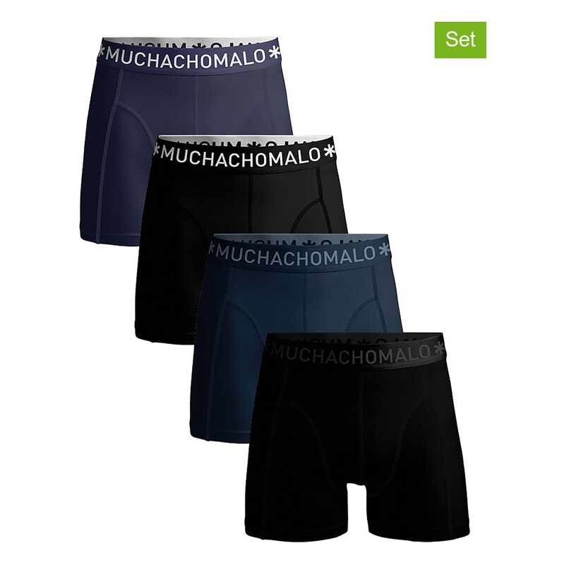 Boxerky Muchachomalo Schwarz/ Dunkelblau 341105
