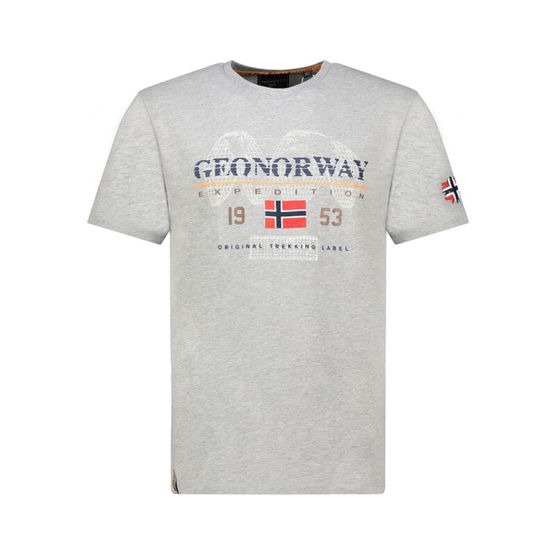 Tričko Geographical Norway Grau 1331183