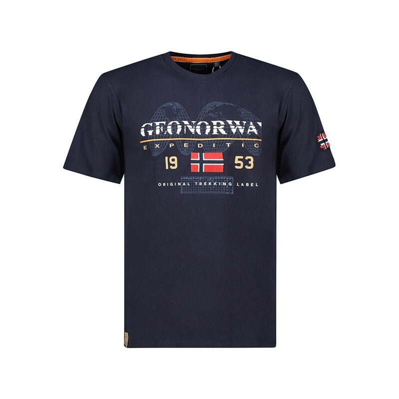 Tričko Geographical Norway Dunkelblau 7635195