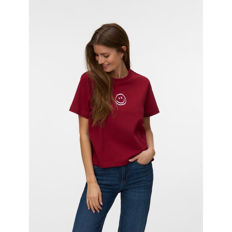 Tričko Vero Moda Bordeaux 872528