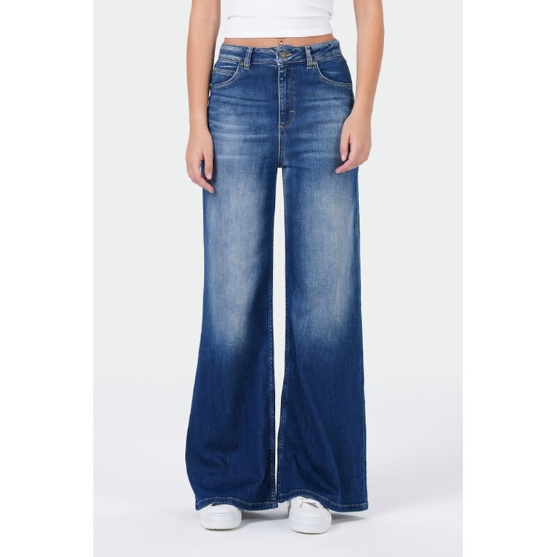 Džíny miracle of denim Blau 6714546