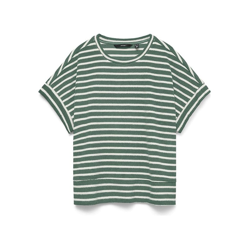 Tričko Vero Moda Grün/ Weiß 702331