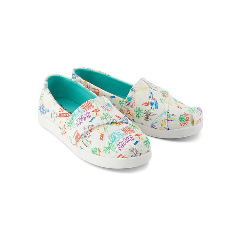 Boty TOMS Türkis/ Bunt 265735