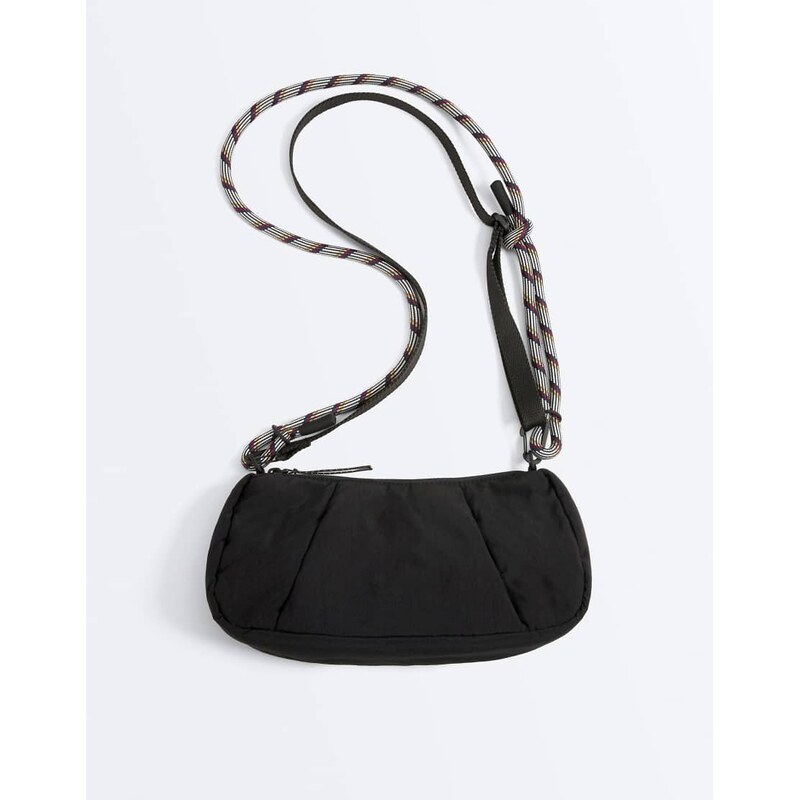 OYSHO Padded crossbody bag in black