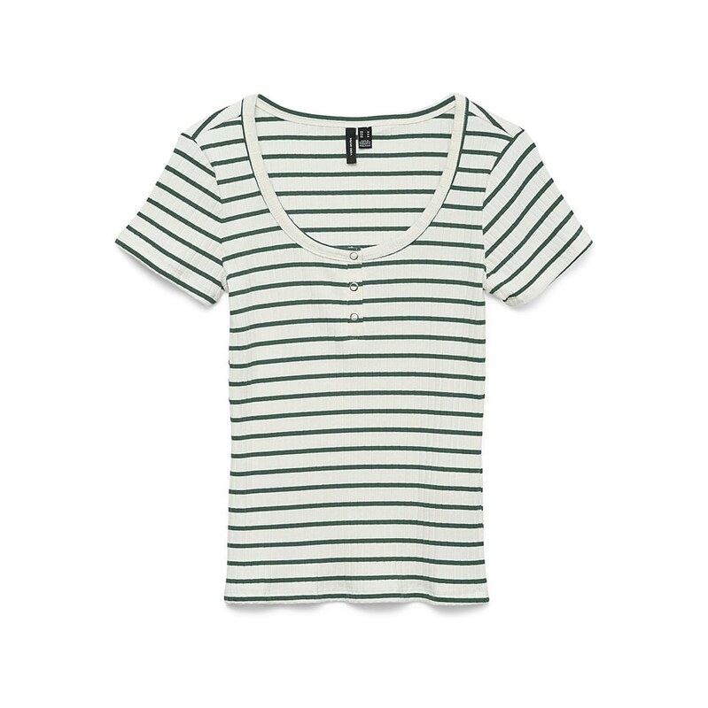 Tričko Vero Moda Weiß/ Grün 9477571