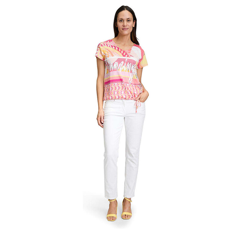 Tričko Betty Barclay Rosa/ Gelb 6246559