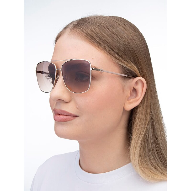 Sluneční brýle Guess Gold/ Hellbraun 2433034