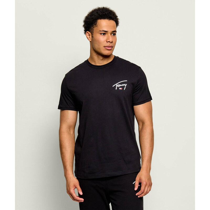 Tommy Jeans Tričko Signature | Slim Fit