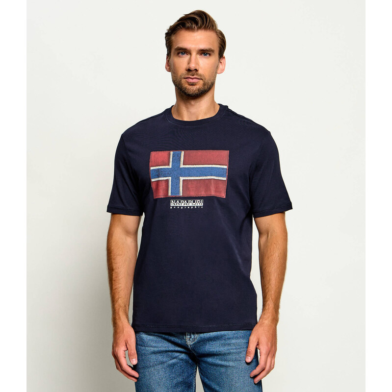 Napapijri Tričko S - Flag Tiki SS | Relaxed fit