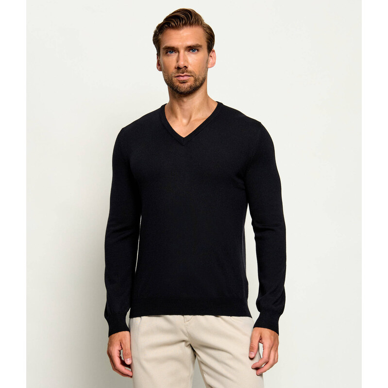 Gran Sasso Vlněný svetr | Slim Fit