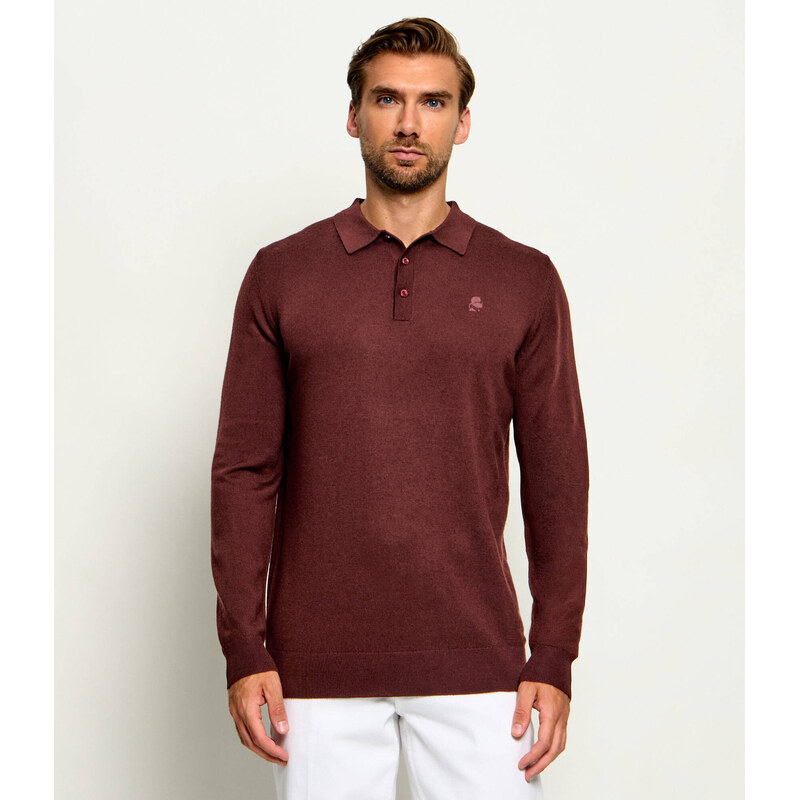 Karl Lagerfeld Vlněné polokošile | regular fit