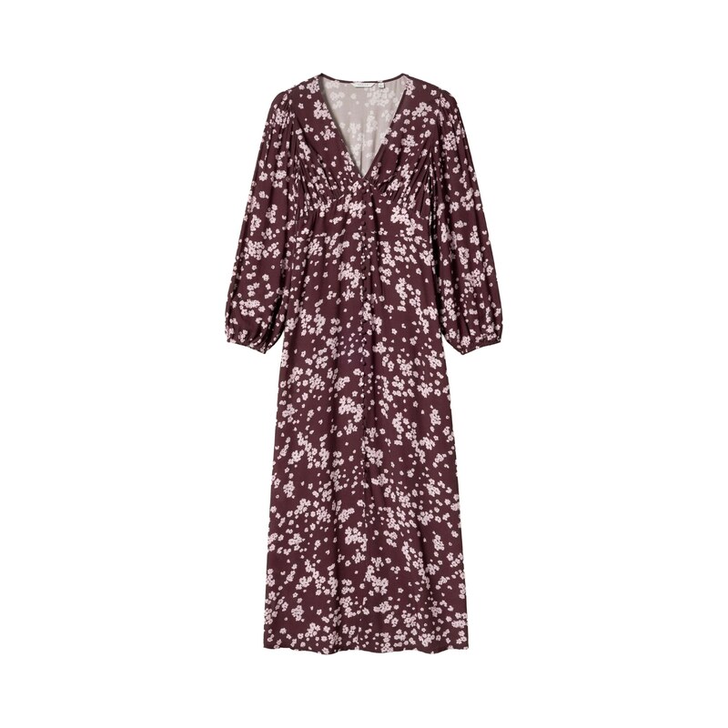 Noella Šaty  N-Lilith Maxi Dress  vínově červená