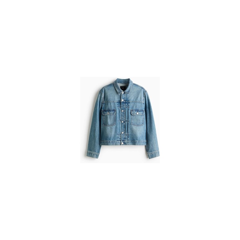 H&M - Džínová bunda trucker - Denim Blue