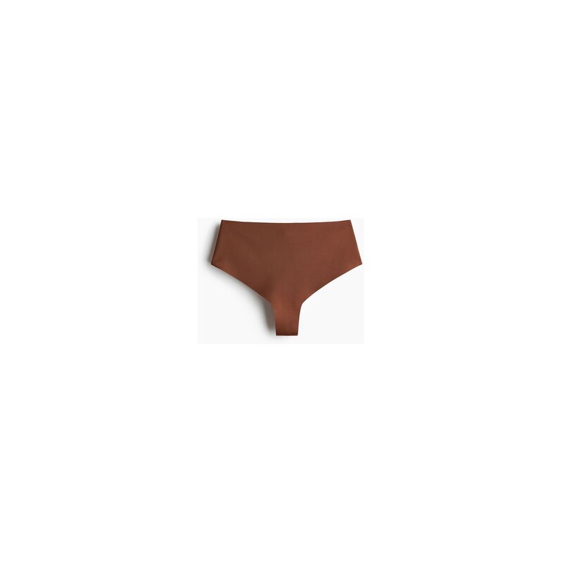 H&M - Kalhotky Brazilian Invisible Light Shape - Hnědá