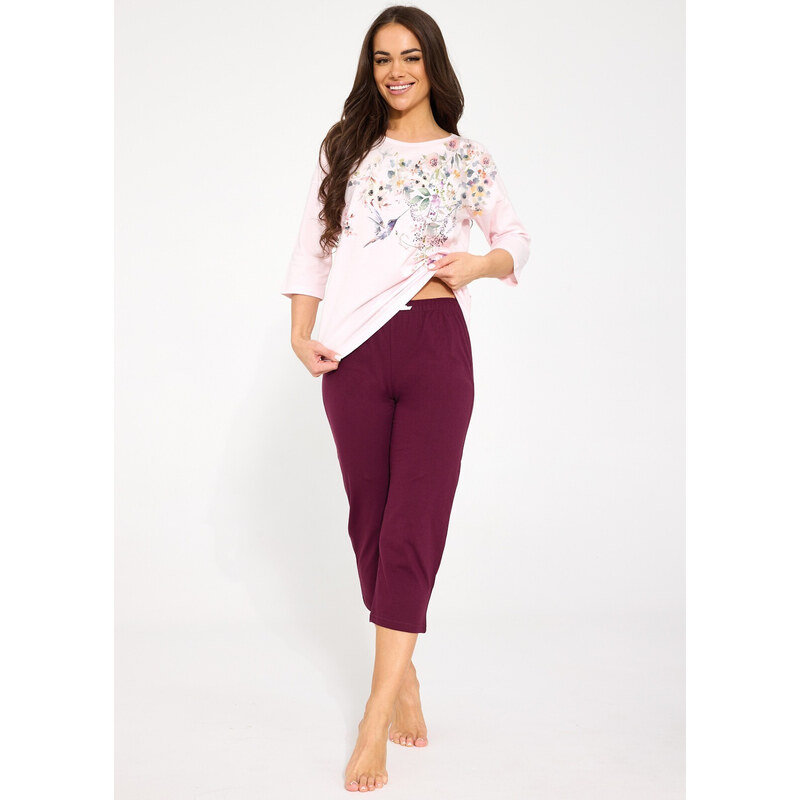 Pyžamo Cornette 1105/497 Floris 2 3/4 S–2XL