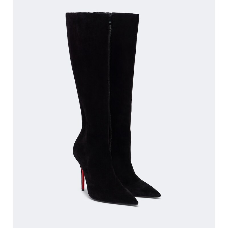 Christian Louboutin Miss Z suede knee-high boots