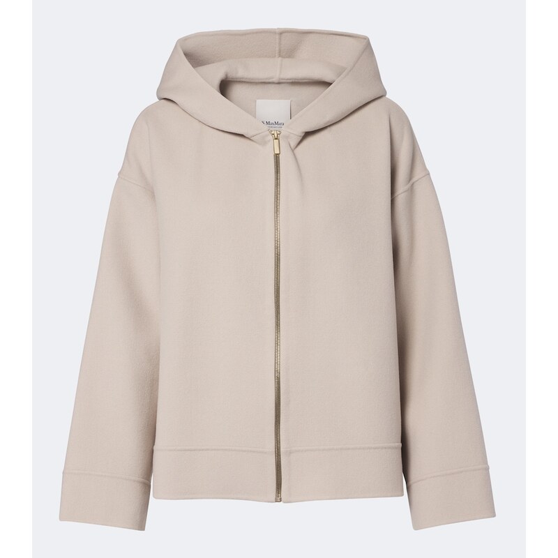 S Max Mara Hooded virgin wool jacket