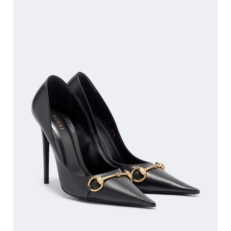 Gucci Donna Horsebit leather pumps