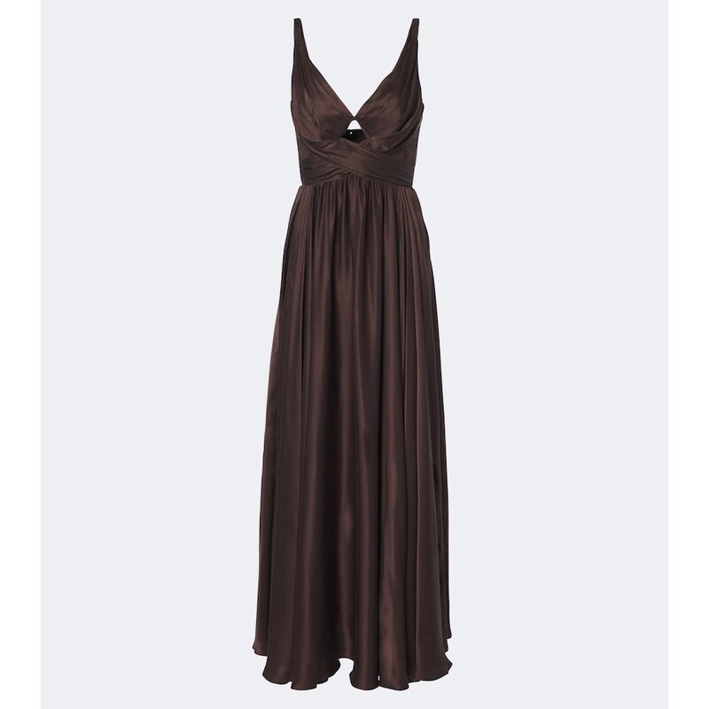 Zimmermann Draped silk maxi dress