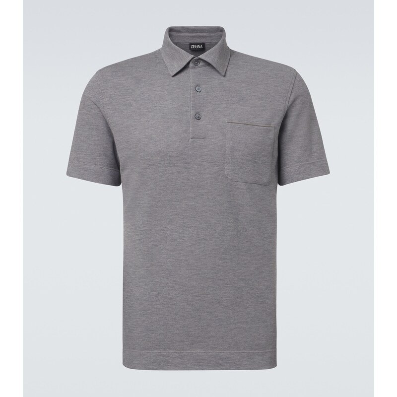 Zegna Cotton piqué polo shirt