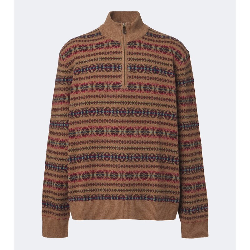 Polo Ralph Lauren Fair Isle wool half-zip sweater