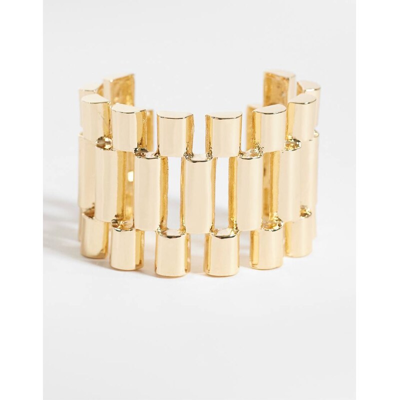 ASOS DESIGN Limited Edition large cuff bangle with watch-strap