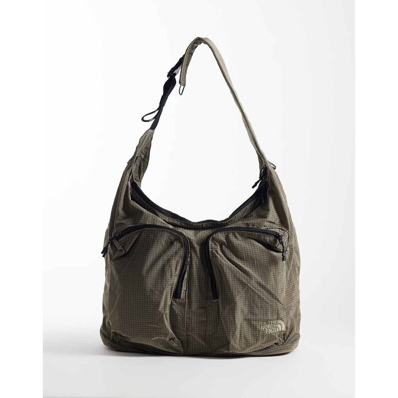 The North Face Never Stop tote bag in brown-Grey