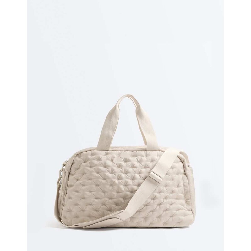 OYSHO Padded technical sports bag in ecru-Neutral