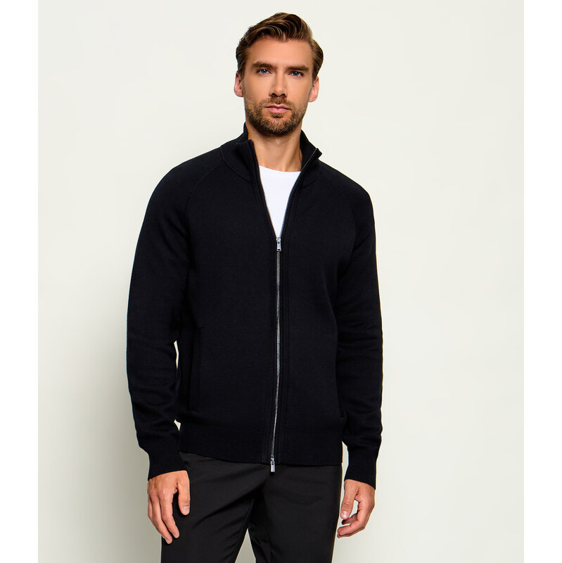 BOSS BLACK Svetr H-Fabiano | Slim Fit | s příměsí vlny