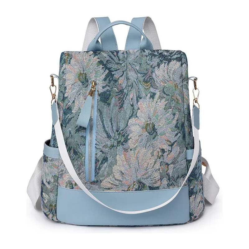 Lifestyle Crossbody batůžek s popruhem Dahlie modrý 14L