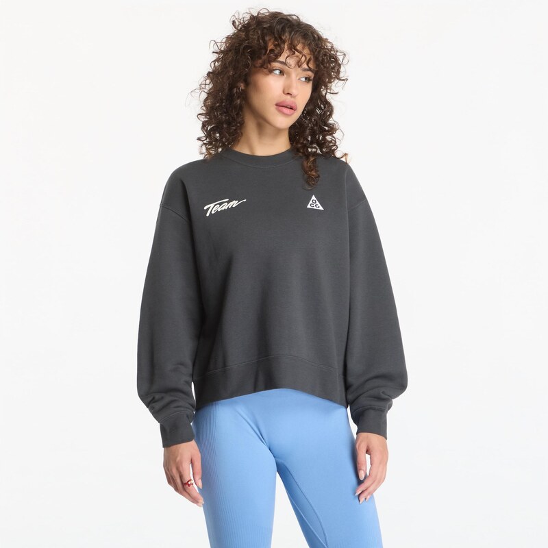 Mikina Nike ACG Tuff Fleece Crew-Neck Sweatshirt Dk Smoke Grey/