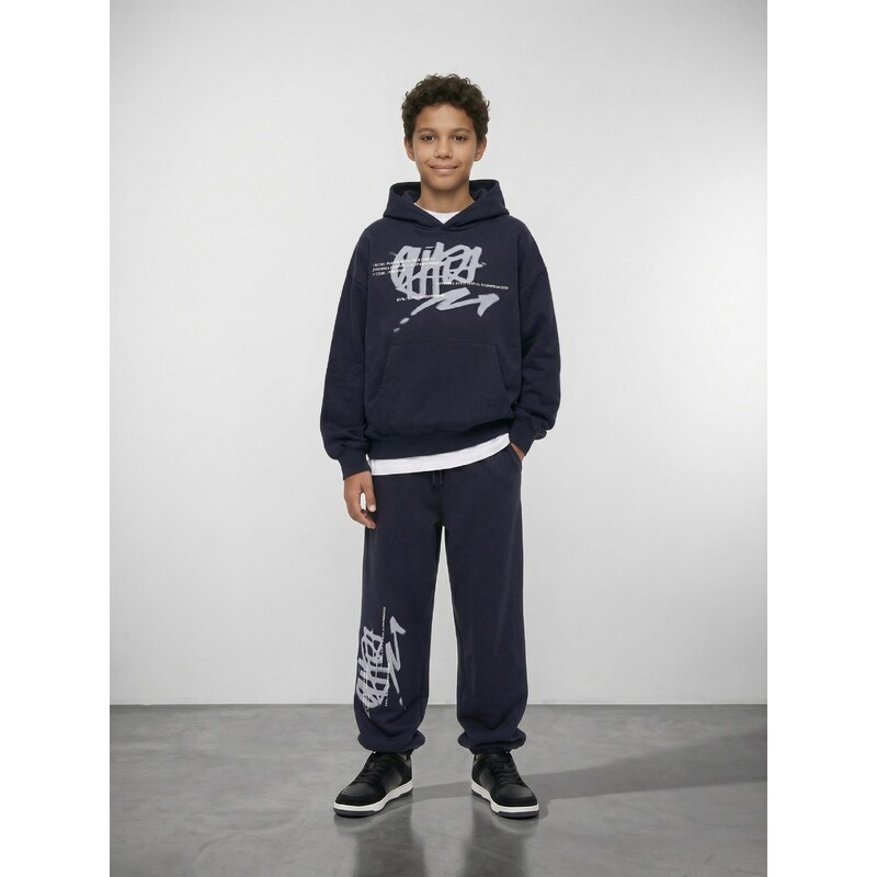 Sinsay - Oversize jogger tepláky - šedá