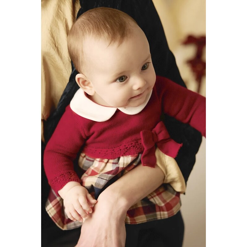 Mayoral Newborn šaty s bavlnou