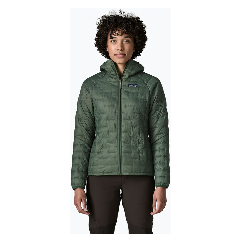 Dámská zateplená bunda Patagonia Micro Puff Hoody canopy green