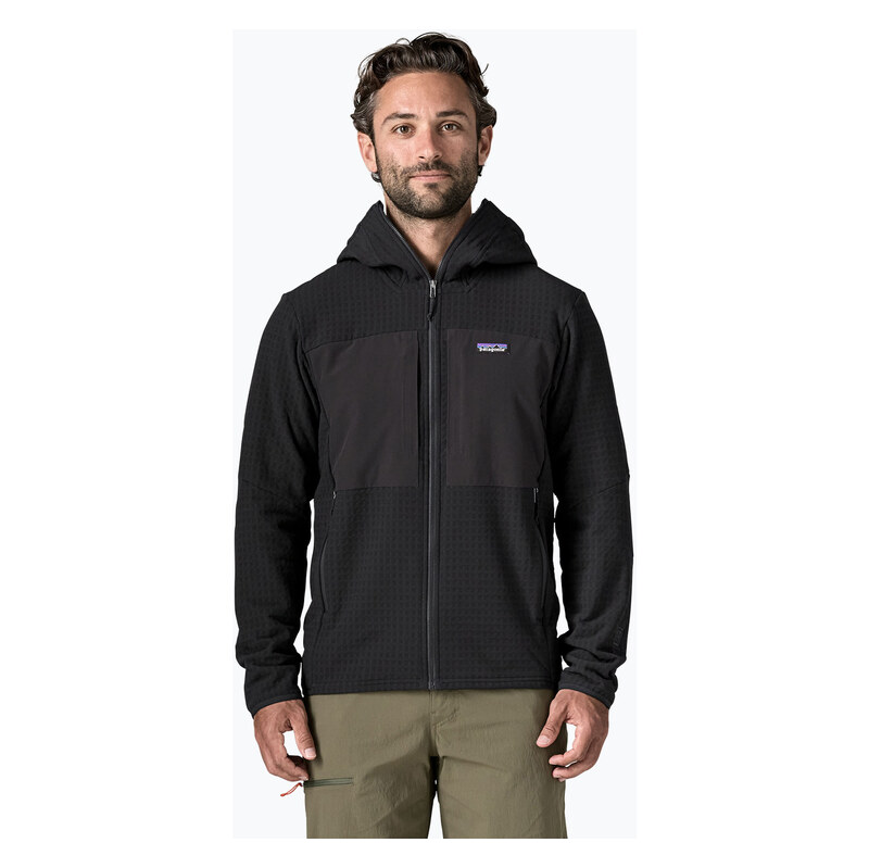 Pánská trekingová mikina Patagonia R2 TechFace Hoody black
