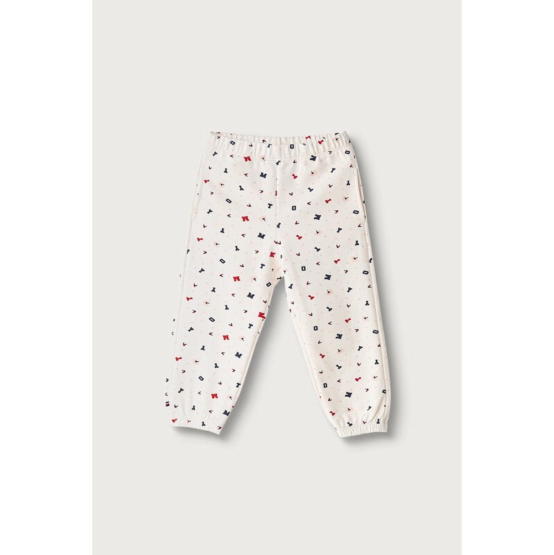 Tommy Hilfiger jogger kalhoty dětské bavlněné s elastanem