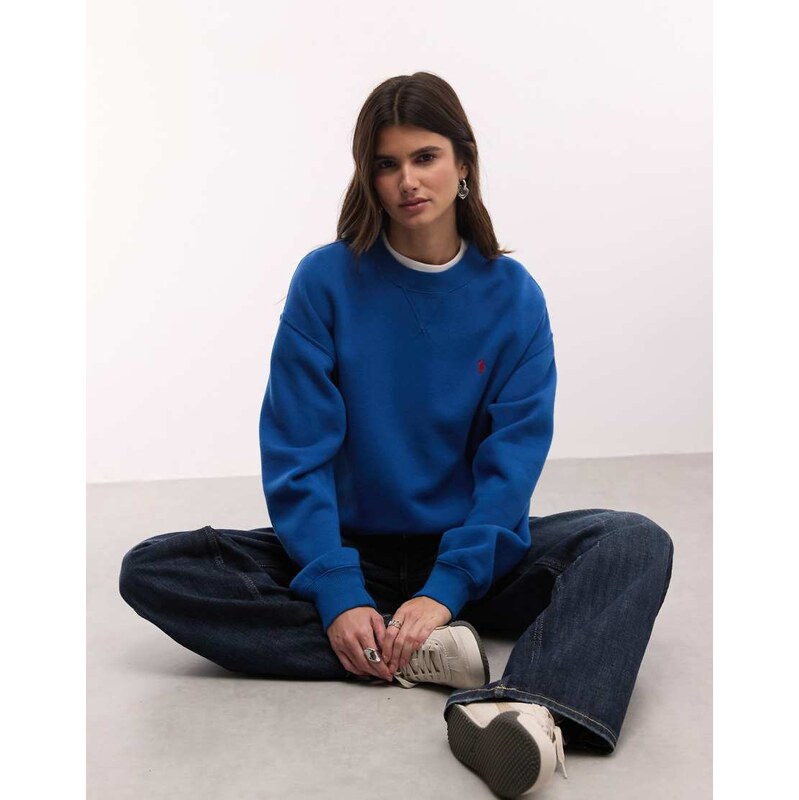 Polo Ralph Lauren icon logo sweatshirt in blue