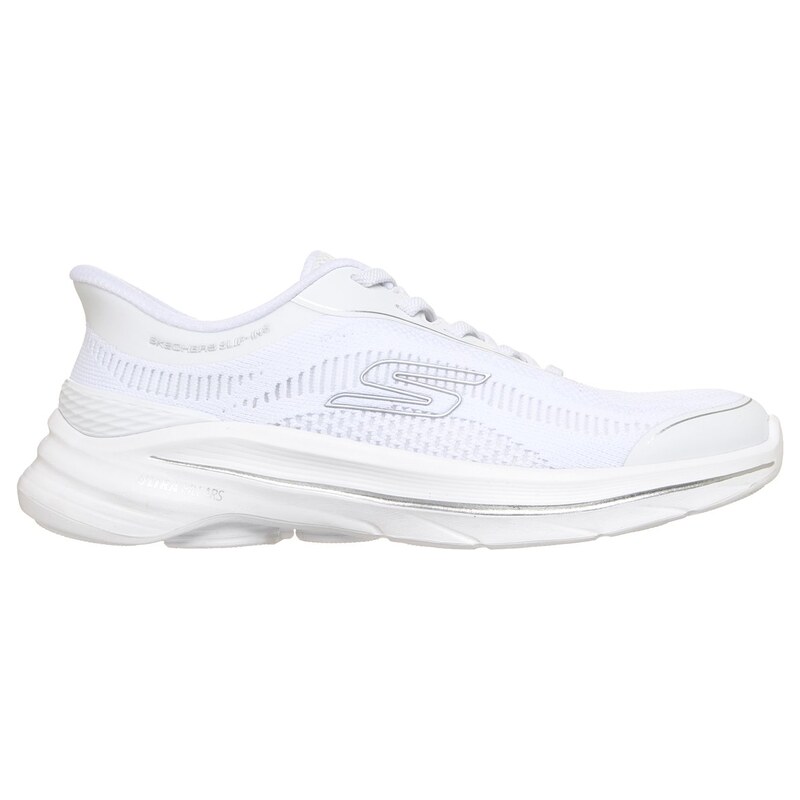 Skechers Ženy Slip-ins: GO WALK 8 - Rylee Shoes v Bílý/Stříbrná,