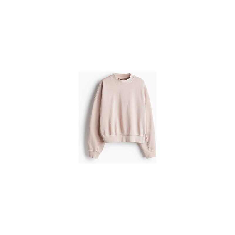 H&M - Mikinas efektem seprání - Pudrově Růžová