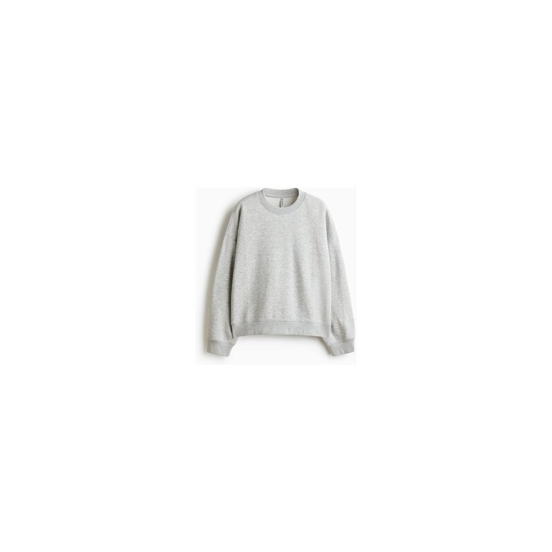 H&M - Mikinas tištěným motivem - Světle Šedý Melír