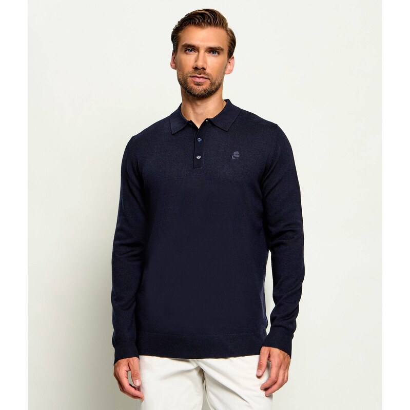 Karl Lagerfeld Vlněné polokošile | regular fit
