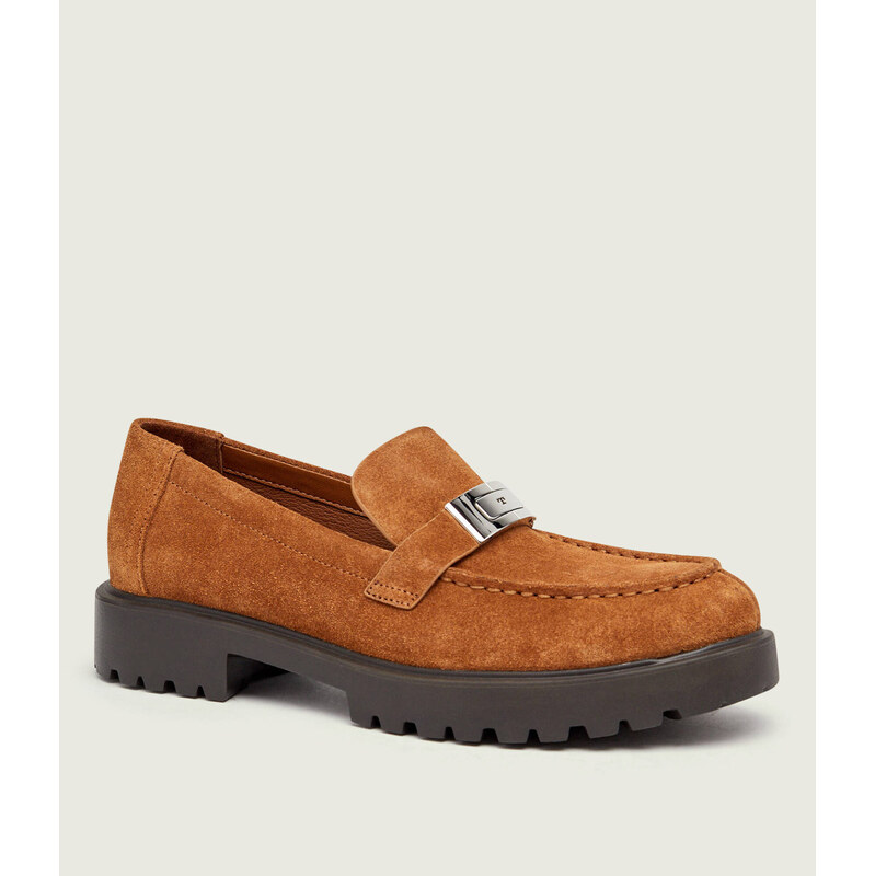 TORY BURCH Mokasíny Leelee Lug | semiš
